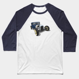 1929 Ford Model A Hot Rod Baseball T-Shirt